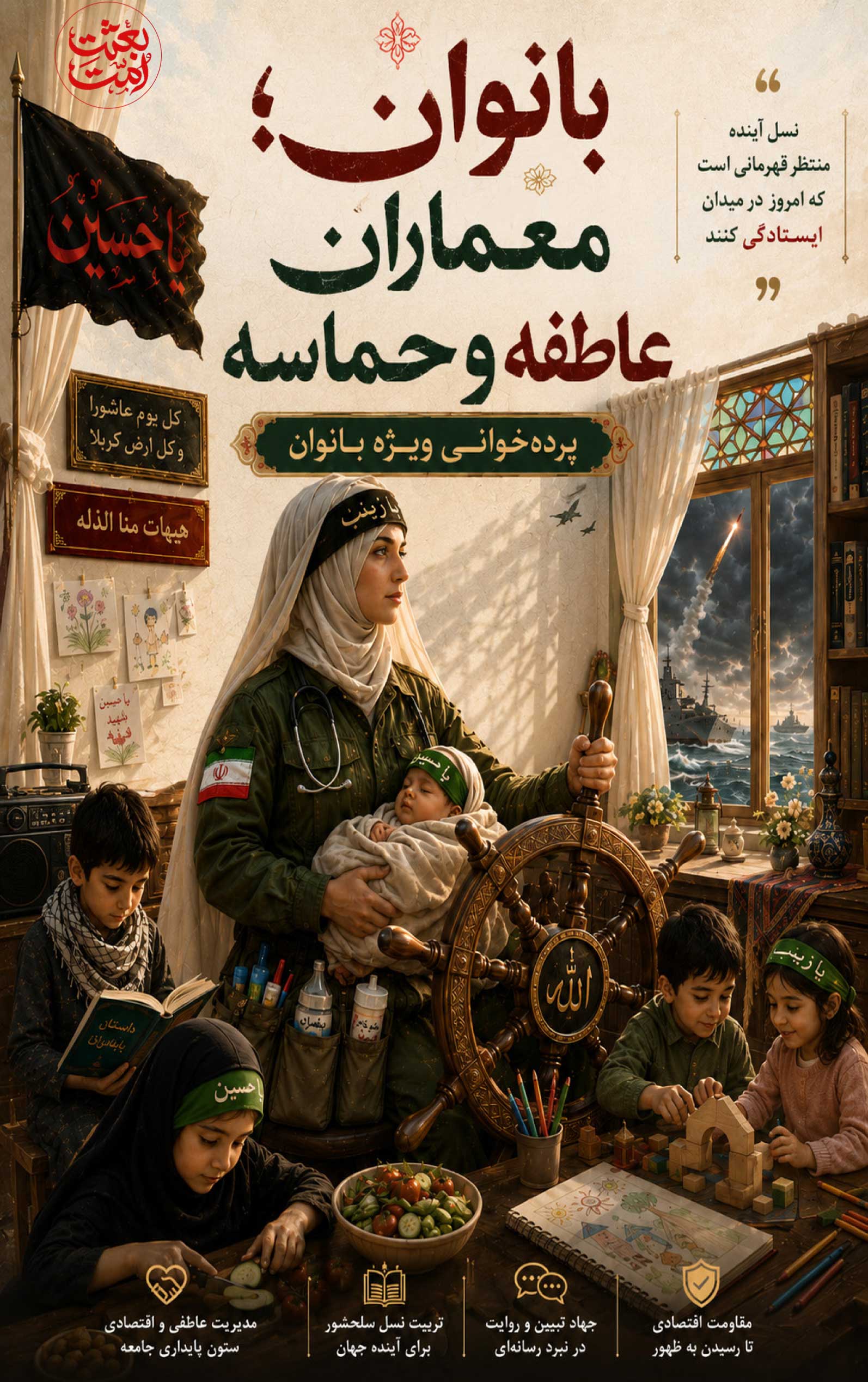 بانوان؛ معماران عاطفه و حماسه